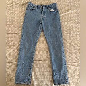 High-Rise Women’s Skinny Jeans in Light Blue Denim